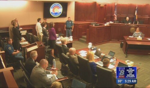 Colorado theater shooting juror wore electrocution shirt
