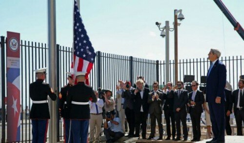 US Embassy Opens in Cuba Following Flag-Raising Ceremony Friday