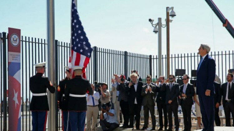 US Embassy Opens in Cuba Following Flag-Raising Ceremony Friday