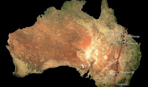 World’s longest continental hotspot track discovered in Australia