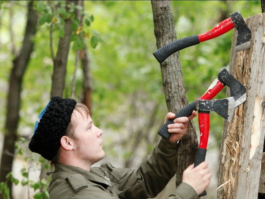 Cossack ax axes tree cuts