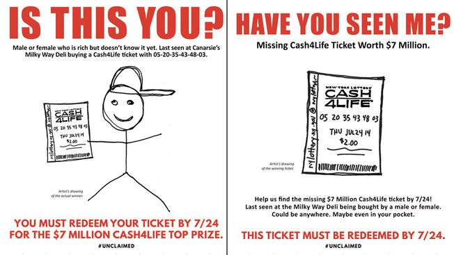 Wanted: $7 million lottery winner who purchased Cash4Life ticket in Brooklyn